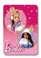 Koce i narzuty dla dzieci - Koc polarowy dziecięcy 100x140 Barbie - miniaturka - grafika 1
