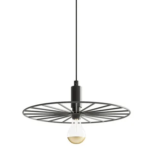 Czarna industrialna lampa wisząca ze stali 30 cm - 4X A194 B3-Z58 - Lampy sufitowe - miniaturka - grafika 1