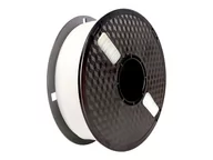 Filamenty i akcesoria do drukarek 3D - GEMBIRD 3DP-PLA-FL-01-W Filament PLA elastyczny Biały 1.75mm 1kg - miniaturka - grafika 1