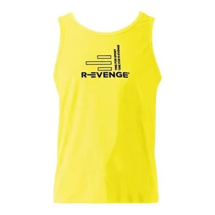 Koszulka bez rękawów Unisex Fitness, fluorescencyjny żółty - Koszulki sportowe damskie - miniaturka - grafika 1