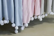 Koce i narzuty dla dzieci - Kocyk bawełniany Baby Bubbly Szary - miniaturka - grafika 1