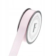 Pasmanteria - Wstążka ozdobna tkana jasny róż 2,8cm / 10m - miniaturka - grafika 1