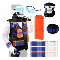 Zabawki militarne - Zestaw akcesoriów do Nerf z magazynkiem - miniaturka - grafika 1