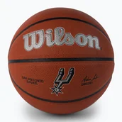 Koszykówka - Piłka do koszykówki Wilson NBA Team Alliance San Antonio Spurs brown rozmiar 7 - miniaturka - grafika 1