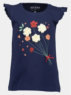 Blue Seven Top 702320 X Granatowy Regular Fit - Koszulki i topy damskie - miniaturka - grafika 1
