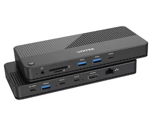 Unitek przełącznik KVM USB-C - HDMI USB SD Micro SD RJ-45 - Huby USB - miniaturka - grafika 3