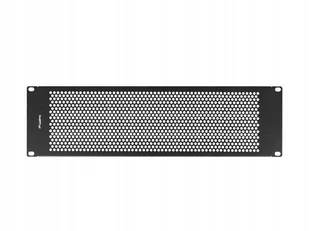 Zaślepka do szaf Lanberg AK-1413-B 19" 3U perforowana czarna - Pozostałe akcesoria sieciowe - miniaturka - grafika 1