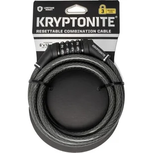 Zapięcie rowerowe KRYPTONITE Kryptoflex K003311 Linka - Zabezpieczenia do roweru - miniaturka - grafika 1