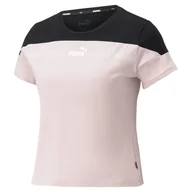 Koszulki sportowe damskie - Damska koszulka Around the Block PUMA Rose Quartz Black Pink - miniaturka - grafika 1