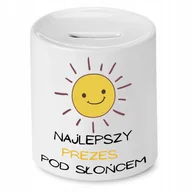 Skarbonki - Skarbonka Dla Farmaceuty na Urodziny na Prezent z Nadrukiem ze Zdjęciem + Opakowanie na prezent (wzór 02) - miniaturka - grafika 1