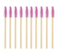 Pozostałe akcesoria do makijażu - LASH BROW ECO SPIRALKI BAMBUSOWE SZCZOTECZKI DO RZĘS I BRWI W KSZTAŁCIE SPIRALI 100 SZTUK - miniaturka - grafika 1