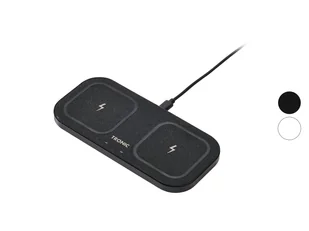 TRONIC Ładowarka indukcyjna Qi, podwójna - Ładowarki do telefonów - miniaturka - grafika 1