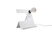 Lampy stojące - Sollux Lighting Incline lampka biurkowa 1-punktowa biała SL.0668 SL.0668 - miniaturka - grafika 1