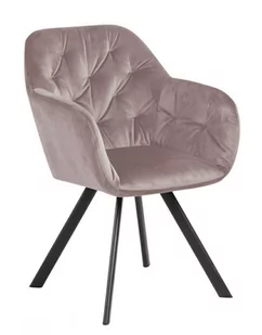 D2.Design Krzesło Lola VIC Dusty Rose 184937 - Krzesła - miniaturka - grafika 1