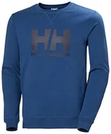 Bluzy męskie - Helly-Hansen męska bluza z logo HH, 606 Deep Fjord, XL - miniaturka - grafika 1