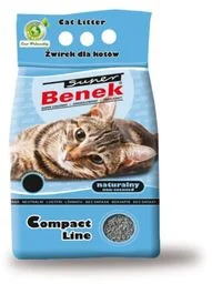 Benek Compact - naturalny /żwirek bentonitowy - Żwirek dla kotów - miniaturka - grafika 1