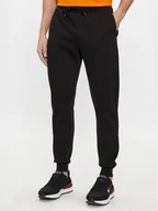 Spodnie sportowe męskie - Tommy Hilfiger Spodnie dresowe Flag Logo MW0MW36142 Czarny Relaxed Fit - miniaturka - grafika 1