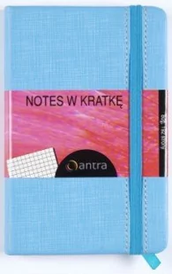 Notes A6 kieszonkowy z gumką Romantyzm kratka granatowy - Artykuły biurowe - miniaturka - grafika 1