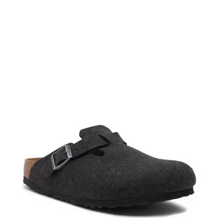 Birkenstock Klapki BOSTON | z dodatkiem skóry - Klapki i japonki damskie - miniaturka - grafika 1