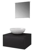 Inne meble do łazienki - 3-częściowy zestaw mebli łazienkowych z umywalką L4-T19 - miniaturka - grafika 1