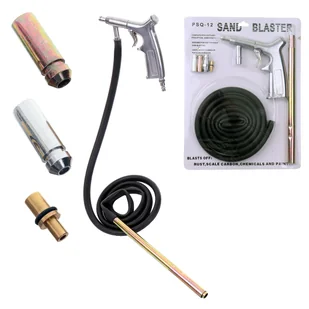 Pistolet Pneumatyczny Do Piaskowania Piaskarka 4 Dysze Wąż Rurka - Pozostałe narzędzia pneumatyczne - miniaturka - grafika 1