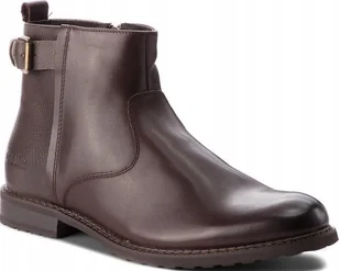 TRZEWIKI SZTYBLETY BIG STAR BB174256 Męskie Brązowe Skóra Naturalna R. 43 - Botki męskie - miniaturka - grafika 1