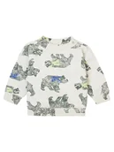 Bluzy i sweterki niemowlęce - Noppies Bluza "Gouzon" w kolorze białym - miniaturka - grafika 1