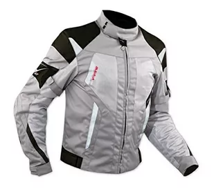 A-pro Kurtka tekstylna na na motocykl, z ochraniaczami CE, na lato, szara, XXL - Odzież motocyklowa - miniaturka - grafika 1