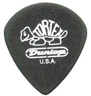 Kostki gitarowe - Dunlop 482R Tortex Pitch Black Jazz kostka gitarowa 0.73mm - miniaturka - grafika 1
