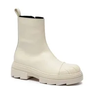 Botki damskie - Furla Skórzane botki FURLA GUM - miniaturka - grafika 1