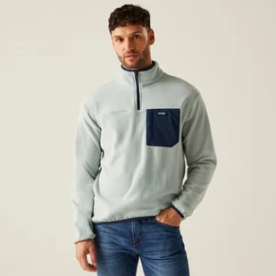 Regatta Męski Polar Frankie Srebrny, Rozmiar: 3XL - Bluzy męskie - miniaturka - grafika 1