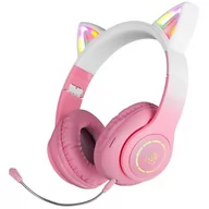 Słuchawki - DEFENDER FreeMotion B505 Różowe kocie uszy - miniaturka - grafika 1