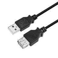 Kable USB - LogiLink USB 5.0m czarny - miniaturka - grafika 1