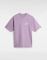 Koszulki męskie - t-shirt uomo vans vn000k42 brush script d451 lavander - miniaturka - grafika 1
