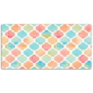 Podkładki na biurko - Mata ochronna z nadrukiem Kolorowy wzór 120x60 cm, Dywanomat - miniaturka - grafika 1