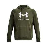 Bluzy męskie - Under Armour Męska bluza z kapturem Ua Rival z logo - miniaturka - grafika 1