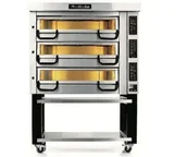 Piece, kotły  i płyty grzejne gastronomiczne - Pizza Master PM 723ED - Piec do pizzy 3-komorowy sterowany elektronicznie - miniaturka - grafika 1