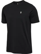 Koszulki męskie - Hummel koszulka męska bawełniana logo haftowane hml Pulse T-shirt r. M - miniaturka - grafika 1
