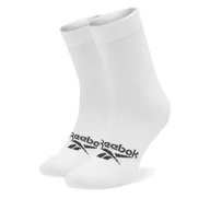 Skarpetki męskie - Skarpety Wysokie Męskie Reebok Act Fo Mid Crew Sock GI0075 Biały - miniaturka - grafika 1