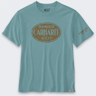 Koszulka Carhartt Hamilton Graphic SummerBlue - Koszulki męskie - miniaturka - grafika 1