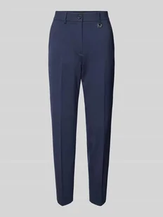 Spodnie do garnituru o kroju slim fit w kant - Spodnie damskie - miniaturka - grafika 1