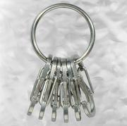 Breloki - Nite Ize - S-Biner KeyRing Steel - Stalowy - KRGS-11-R3 - miniaturka - grafika 1