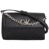 Torebki damskie - Torebka Re-Lock Mini Crossbody Bag CK Black Mono Jacquard K60K612642 0GK (CK519-a) Calvin Klein - miniaturka - grafika 1