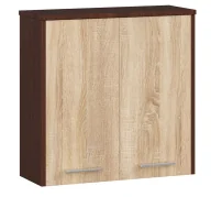 Regały - Wisząca szafka łazienkowa wenge + dąb sonoma Z1-L32 - miniaturka - grafika 1