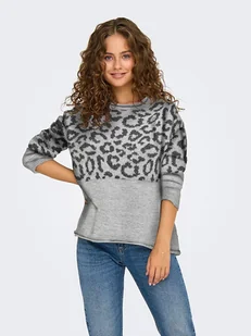 ONLY Sweter w kolorze szarym - Swetry damskie - miniaturka - grafika 1