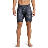 Spodnie sportowe męskie - Męskie legginsy krótkie treningowe Under Armour UA Hg Armour Prtd Comp Sts - szare - UNDER ARMOUR - miniaturka - grafika 1