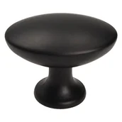 Meble modułowe i akcesoria - Gamet Gałka meblowa czarna matowa GP09 36 / 23 mm - miniaturka - grafika 1