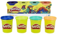 Masy plastyczne - HASBRO PLAY-DOH CIASTOLINA 4 TUBY ZESTAW +2 - miniaturka - grafika 1