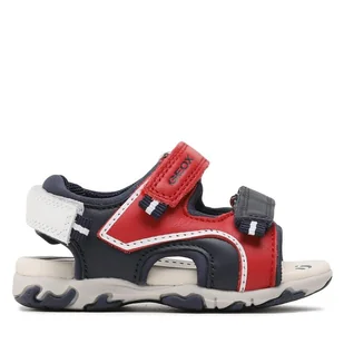 Sandały Geox B Sandal Flaffee Boy B3559A 08515 C7217 M Czerwony - Buty dla chłopców - miniaturka - grafika 1
