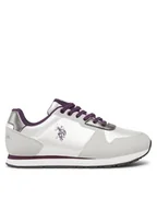 Buty dla chłopców - U.S. Polo Assn. Sneakersy NOBIK011A Biały - miniaturka - grafika 1
